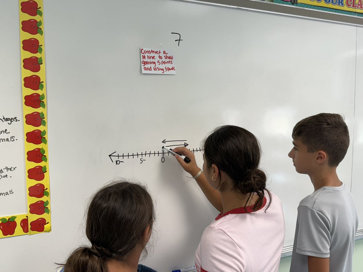 CinelliMathCrew's tweet image. Building Thinking Classrooms establish norms, encourage teamwork, and deepen thinking. Mr. Cinelli’s classes utilize vertical learning to prepare for their assessment on Integers. It’s only September and I’m already proud of these Hornets. @HTPSMathScience @HowellTwpMSN