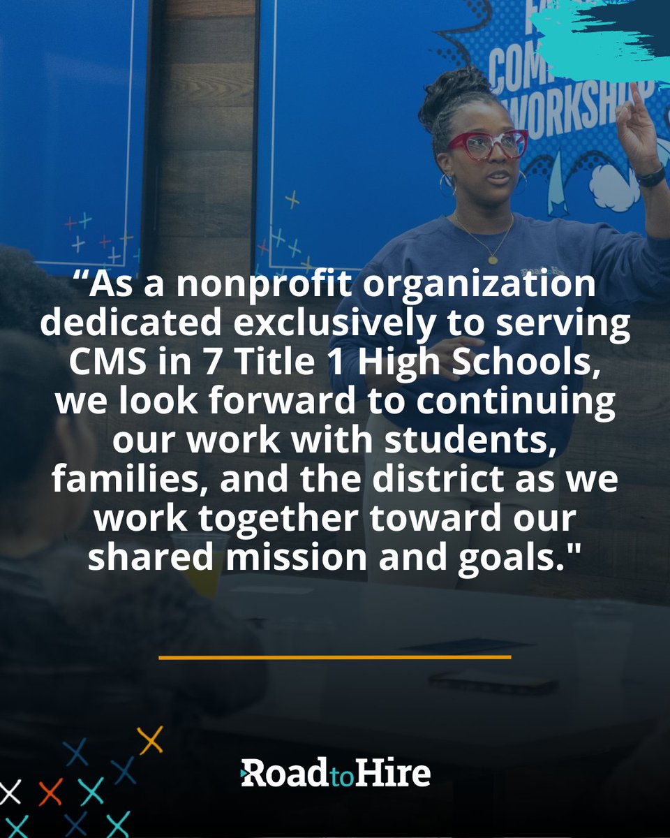 Road to Hire (@roadtohire) on Twitter photo At Road to Hire, we’re proud to stand alongside <a href="/CharMeckSchools/">Charlotte-Mecklenburg Schools</a> in celebrating historic gains in student growth & outcomes. 
Under Dr. Crystal Hill’s bold leadership and the dedication of thousands of educators, CMS is proving what’s possible: excellence without exception. #CMS At Road to Hire, we’re proud to stand alongside <a href="/CharMeckSchools/">Charlotte-Mecklenburg Schools</a> in celebrating historic gains in student growth & outcomes. 
Under Dr. Crystal Hill’s bold leadership and the dedication of thousands of educators, CMS is proving what’s possible: excellence without exception. #CMS