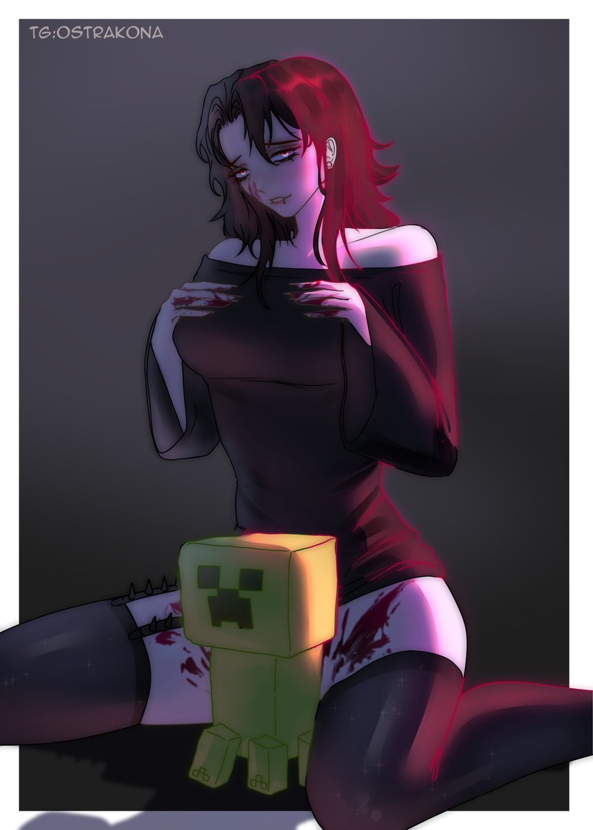 I was commissioned to draw a picture, and I made it a little better, so it became a gift😜
#art #ocart #illustration #Commission #YandereSimulator