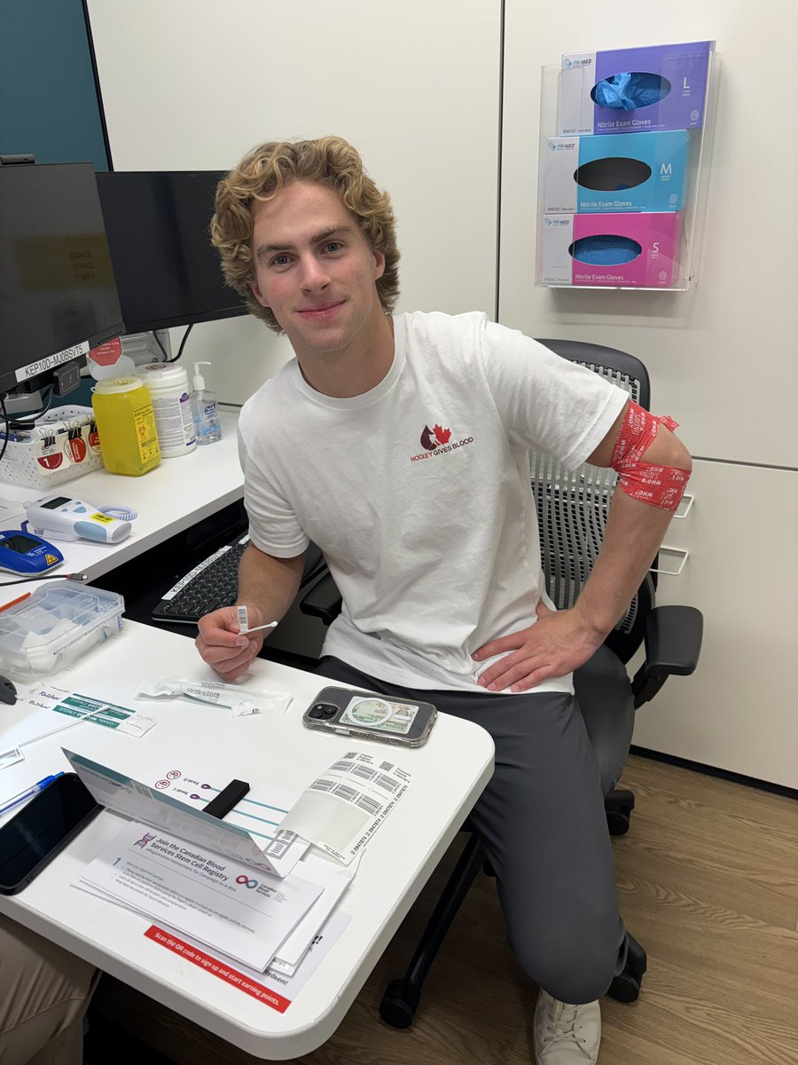 We are excited to announce Mathis Preston of the <a href="/spokanechiefs/">Spokane Chiefs</a> as a Player Ambassador. Mathis is an exceptional hockey player and more importantly an incredible person.

His decision to join <a href="/CanadasLifeline/">Canadian Blood Services</a> stem cell registry could save someone’s life.

Welcome to the HGB team!
