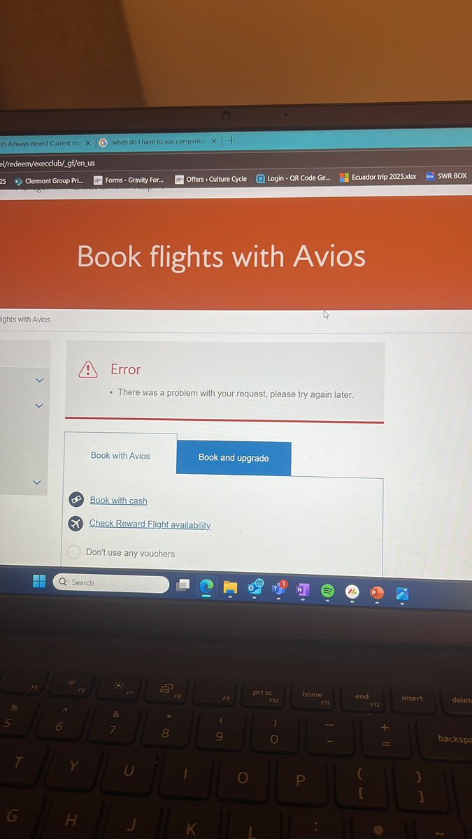 Mabel_Axford's tweet photo. @British_Airways I have never known someone’s website be down so much when I’m trying to part with my money. INFURIATING. https://t.co/Bq5FXenApT