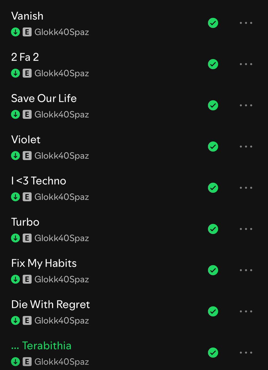 _eflacko_'s tweet photo. This run of songs is one of the best I’ve ever heard idc glokk got 2025 https://t.co/b7HSARztPm