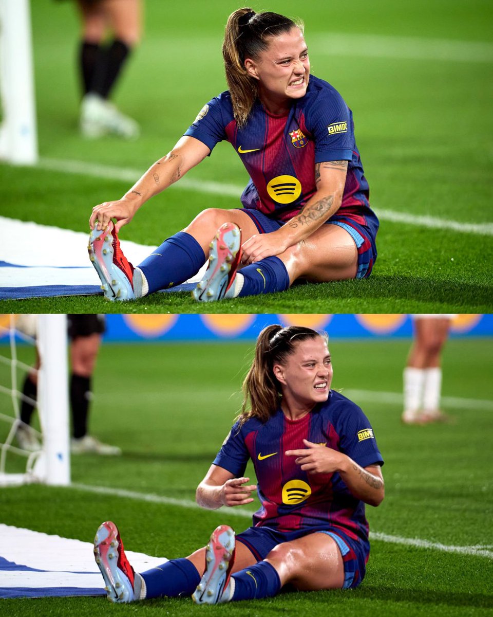 BarcaWorlden's tweet photo. ❗️Clàudia Pina requested to be substituted off due to an injury. https://t.co/oVg6F2VivS