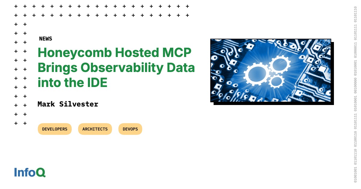 InfoQ's tweet image. Honeycomb announced the GA of its Hosted Model Context Protocol (MCP) service!

Developers can now integrate observability data into AI-powered developer tools like GitHub Copilot.

Read more on #InfoQ 👉 bit.ly/461VuJC

#DevOps #ModelContextProtocol #Observability