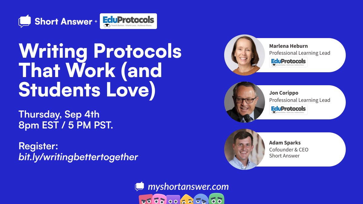 myshortanswer's tweet image. ⬇️  Check out our most recent webinar to learn how to bring this awesomeness to your classroom!!  youtube.com/watch?v=k4-BaS…