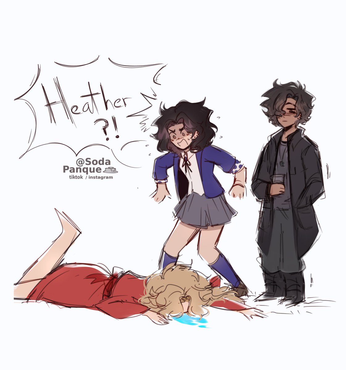sodapanque__'s tweet photo. 🥤⁉️ #heathers #heathersmusical #veronicasawyer #jasondean https://t.co/cV6yv21u5n