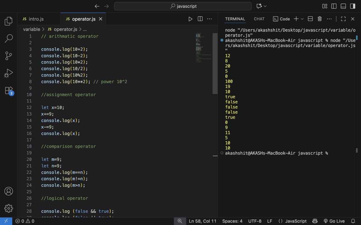 akash31_2004's tweet image. 🔹DAY - 128 of DSA:-
✅LC- 3005

🔹DAY - 17 of Web Dev:-
✅datatypes in js
✅operator in js

feeling very proud of my efforts and motivated to take on more challenges 

#DSA #CodingJourney #learningtocode
