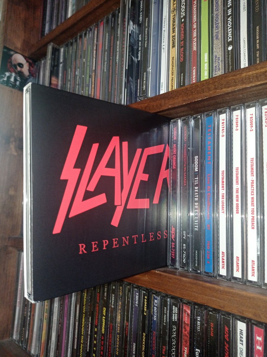 XIBILXIC's tweet photo. 🤔 será buena idea girarlo en su aniversario? @Slayer 🇺🇲 Repentless 🤘😲🤔 
#Slayer #Repentless 
#FlashbackFriday https://t.co/3qlvYUTzzO