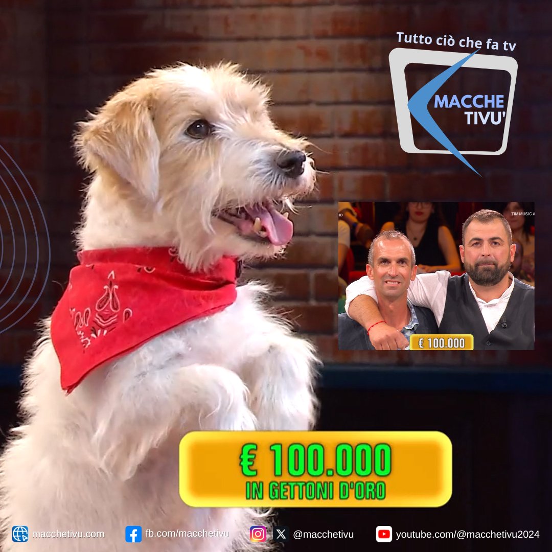 🎉 Serata fortunata ad Affari Tuoi!
👉 Mattia, dalla Valle d’Aosta, si porta a casa il super premio da 100.000 euro, indovinando la Regione Fortunata: la Puglia 🇮🇹✨
Un colpo di fortuna che vale oro! 💰

#AffariTuoi #RegioneFortunata #Puglia #Valledaosta #Rai1