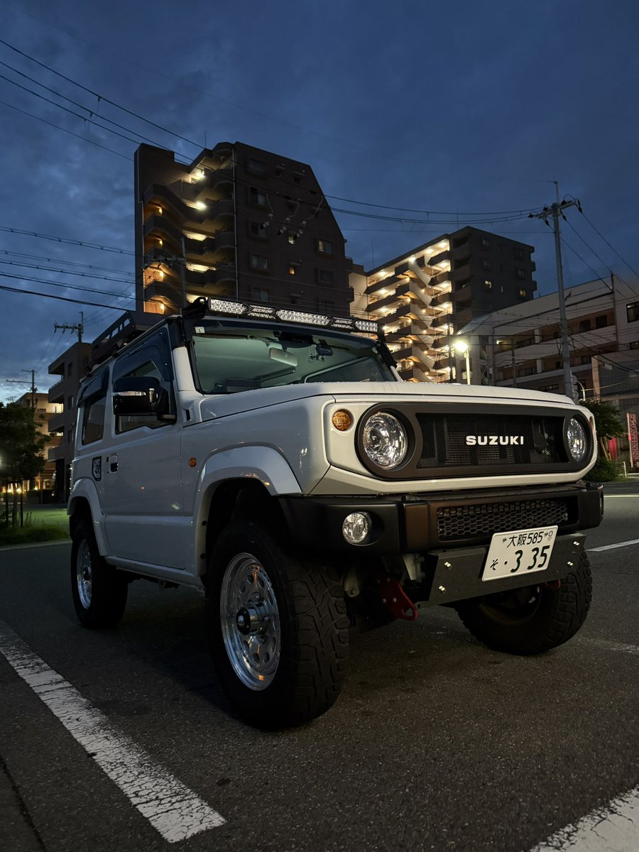 本日出勤の方々おつかれさまです

さーぱぱっと片付けてくるでー

#ジムニー