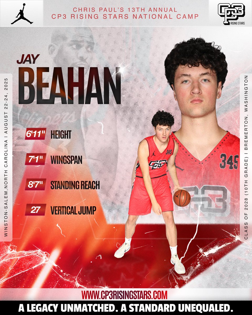 CP3 25’ <a href="/CP3events/">🚀13TH ANNUAL CP3 RISING STARS NATIONAL CAMP🚀</a> #CP3Family #CP3RS