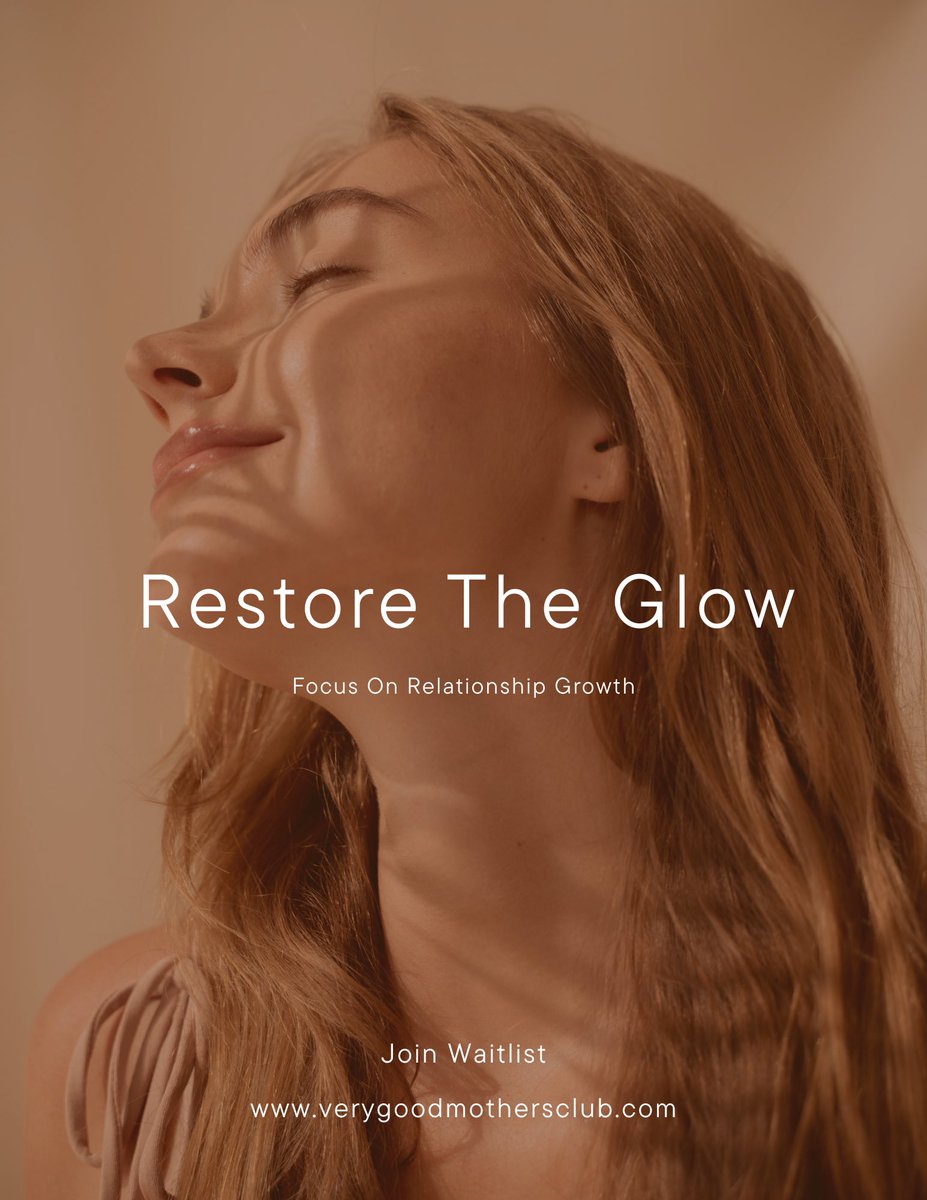 VGM_club's tweet image. ✨ Restore the Glow ✨
Motherhood shifts everything including relationships.

This 8-week program helps you:
✨ Rebuild communication &amp;amp; intimacy
✨ Set boundaries without guilt
✨ Bring back joy + connection

Spots are limited, waitlist gets first access 🌸

#RestoreTheGlow #VGMC