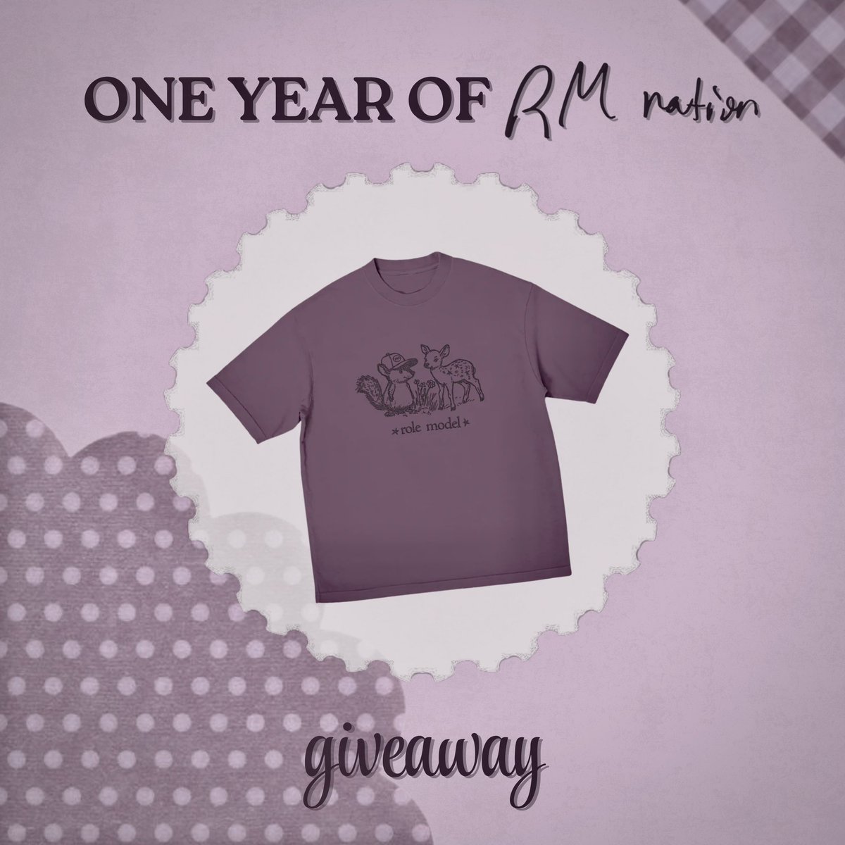 ROLEMODELNATlON's tweet image. we’re giving away 1 ‘plum tour tee’ to thank the #community for your support over the past year! giveaway ends on 9/25 at 12pm ET

rules to enter: 
-follow us on x
-follow @/rolemodelnationn on IG
-like + rt this post &amp;amp; tag a friend in the replies with your favorite tucker song
