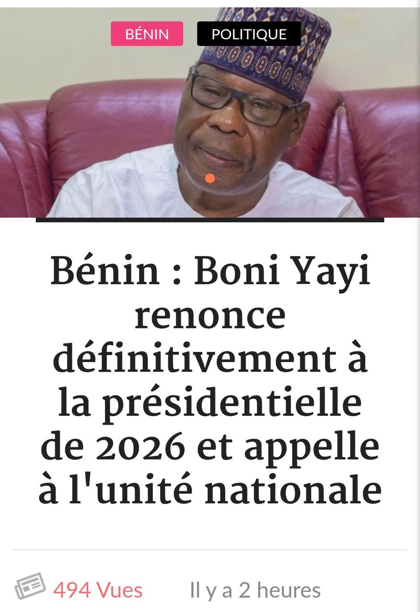 L'ex président du #Bénin, Yayi #Boni devenu pasteur, montre la voie à #Gbagbo Laurent.