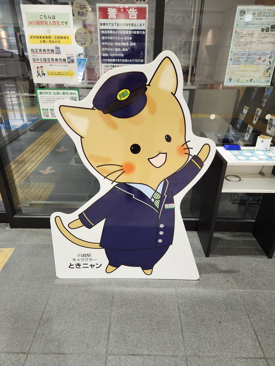 ときニャン見つけた　小旅行開始や