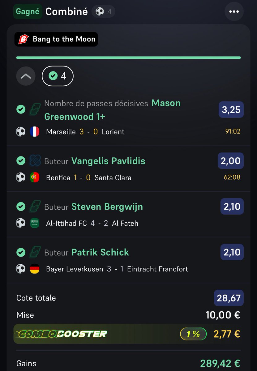 LeBarjotProno's tweet image. BOOOM 💣 cote a 30 ✅✅✅
Confiance 90% facile (troll) ✅🤣

Des tickets les gars ? ❤️❤️❤️