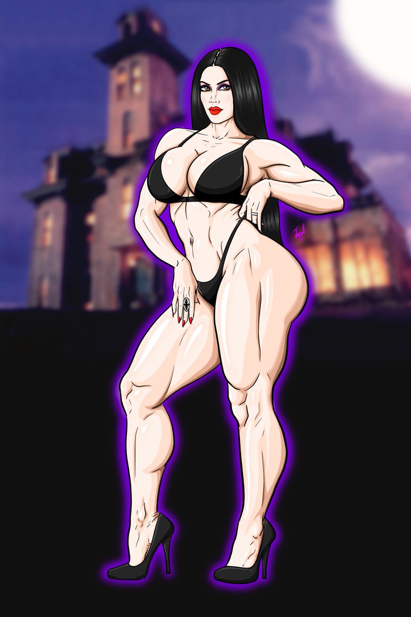 Enjoy My Latest Piece Morticia Addams Moonbath
The 1st of more to come this Spooky Season over the rest of this month and next.
Enjoy

Follow me here for more!
Commissions are open

Strength, Beauty, Power
Jak

#MorticiaAddams #addamsfamily #fanartfriday #fanart #digitalart