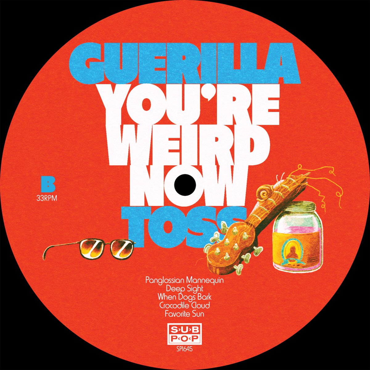 Guerilla Toss "You're Weird Now" is out today! Had a blast making artwork for this one, if you can't tell.