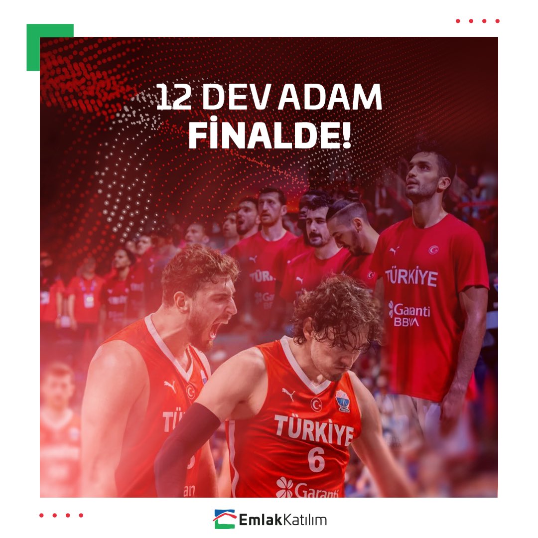 Tarih yazmaya devam ediyoruz 🇹🇷

FIBA 2025 Avrupa Şampiyonası’nda finale çıkan Milli Takımımızı gönülden tebrik ediyor, finalde zafer diliyoruz.