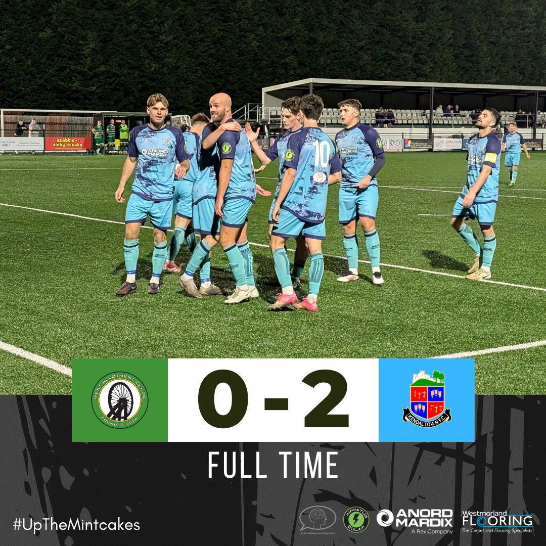 FT | West Allotment 0-2 Mintcakes

Goals from Sawkins and Bailey see us return to winning ways! Come on!

#UpTheMintcakes