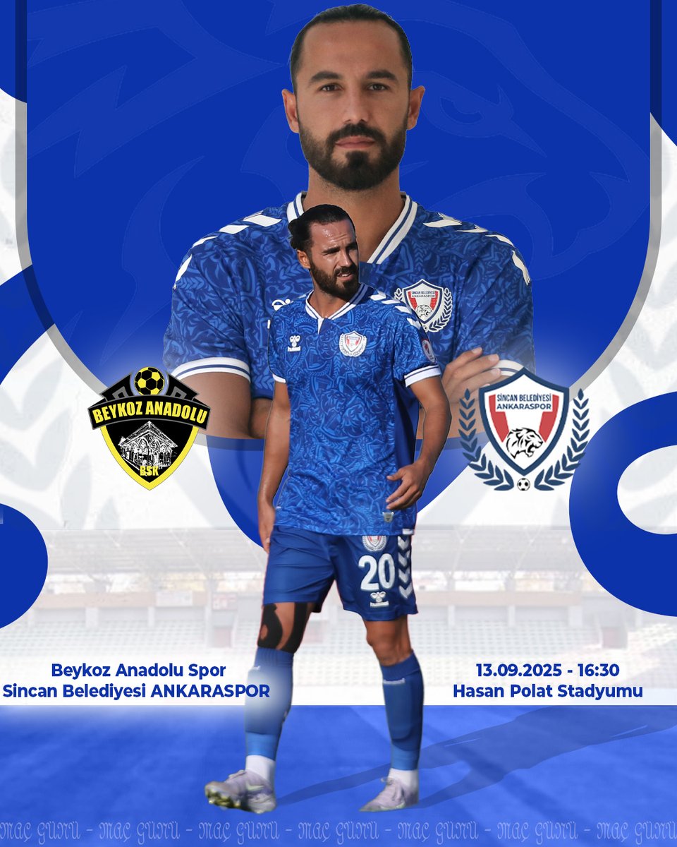 MAÇ GÜNÜ

🆚 Beykoz Anadolu Spor 
🏟️ Hasan Polat Stadyumu
📆 13 Eylül 2025
⏰ 16:30