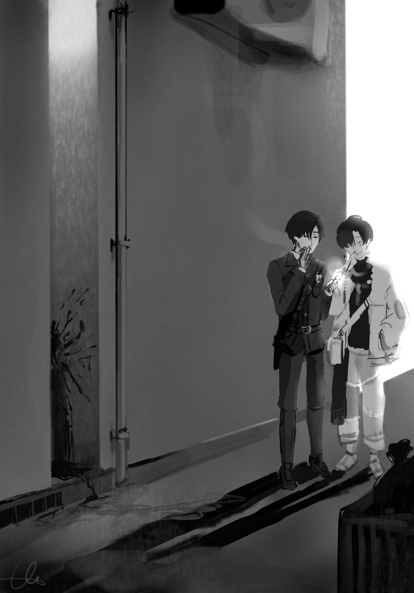 “you light your pipe like this?”
“is there another way to light it?”

rkgk, been thinking about the doberman mv #wotaku