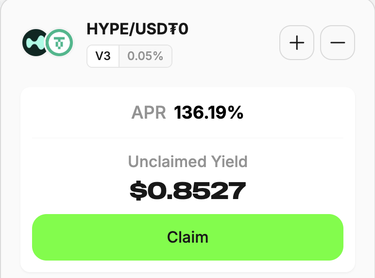 Decided to finally port some capital over to <a href="/prjx_hl/">Project X</a> the idea is to slowly DCA into $HYPE while collecting some fees. Not much but is honest work