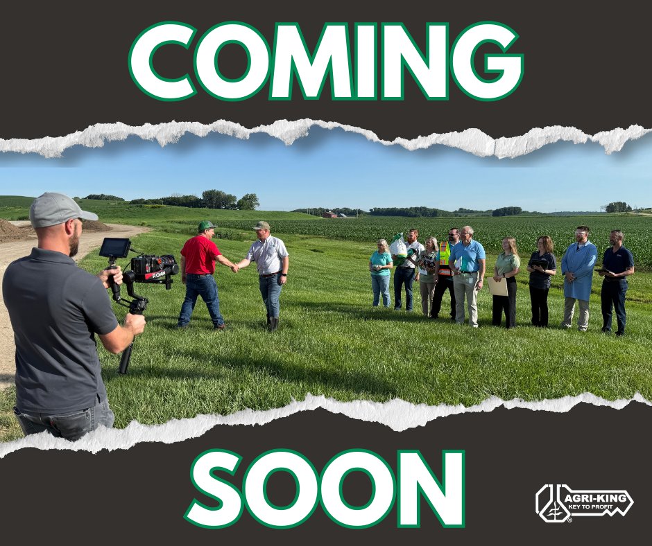 AgriKingInc's tweet image. COMING SOON!

We’ve been working on a special video project with 4One Media, and we can’t wait to share it with all of you!

#WhyAgriKing #LivestockNutrition #KeyToProfit