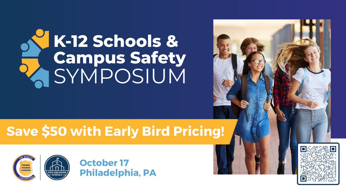 Ready to take your school safety knowledge to the next level? Join <a href="/MicheleGay_/">Michele Gay</a>, <a href="/schoolsecurity/">Paul Timm, PSP</a> &amp; top experts at the K-12 Schools &amp; Campus Safety Symposium.

Limited early bird registration saves $50!

Register now: bit.ly/4ghmng0