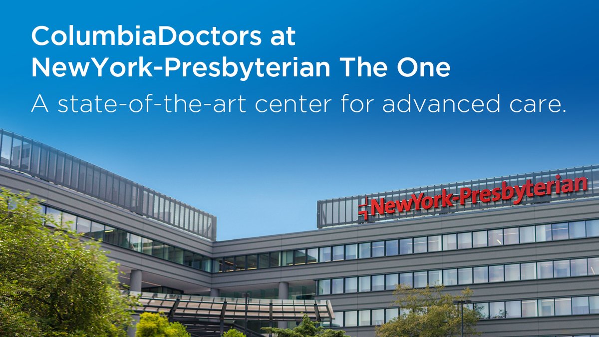 ColumbiaMed's tweet image. On September 9, ColumbiaDoctors at NewYork-Presbyterian The One opened in #Westchester! This state-of-the-art outpatient facility offers comprehensive care and an unmatched patient experience for you and your family. Located in White Plains at 1111 Westchester Avenue, The One…