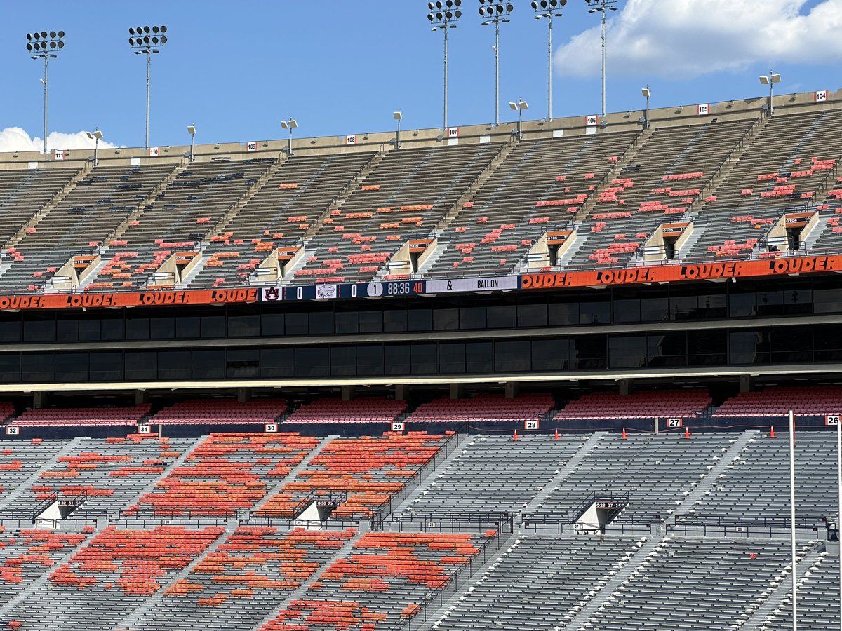 Auburn Fam, you’ve asked &amp; we’ve listened! Starting tomorrow, critical game-in-progress info will be viewable on the ribbons throughout the duration of the game. Data like down &amp; distance, and “ball on” can be seen even during <a href="/AuburnVideo/">War Eagle Productions</a> full takeovers on big plays! #WarEagle