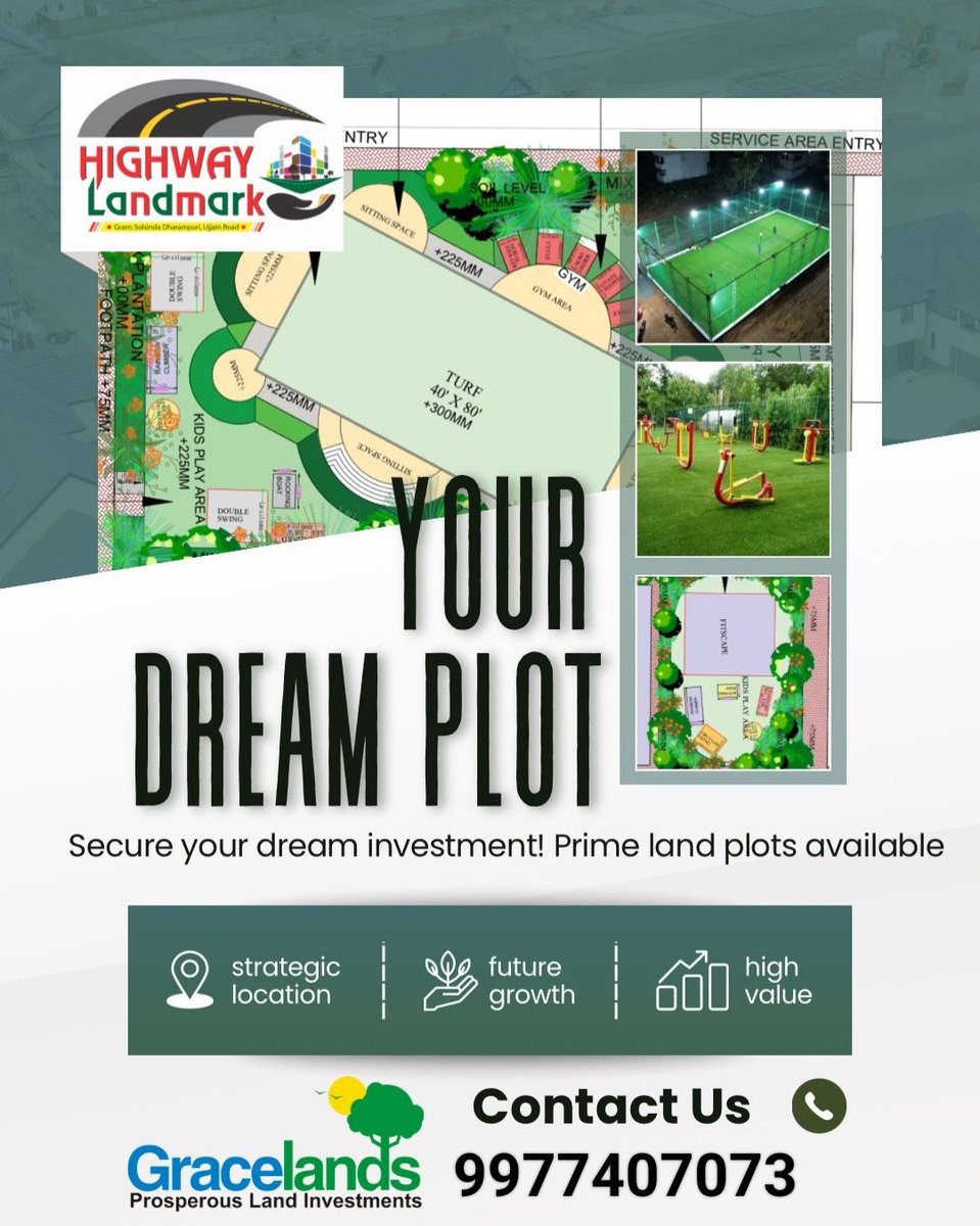 Kapilyadaav's tweet photo. Investing in plots along the Indore-Ujjain Road is "considered a promising long-term investment due to increasing development, a strategic location, excellent connectivity, and future smart city projects, which are expected to drive property value appreciation" 
#IndoreUjjainRoad https://t.co/A8bB6mTZlO