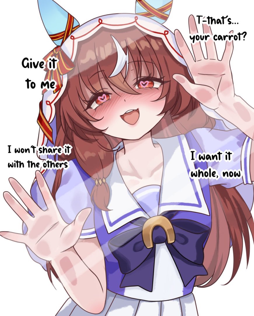 Still in Love but she’s after your carrot 🥕 

#umamusume