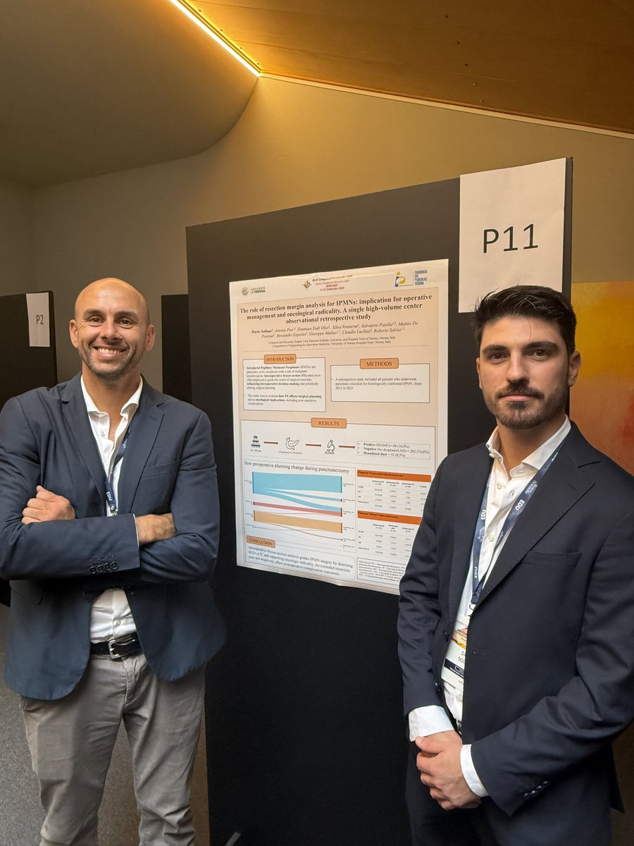 tommi_olio's tweet photo. Great time at @AISP_Pancreas 2025 sharing our work on IAP guidelines & IPMN management at @PancreasVerona! 🚀
Inspiring talks on ctDNA & biomarkers by @SolinasDario95 @alemarche055 🙌
Proud to be part of this community! 🍇 #pancreas #IPMN @peaantonio1 @Totuccio1983 @SalviaRobi https://t.co/YsTbkYTVXR