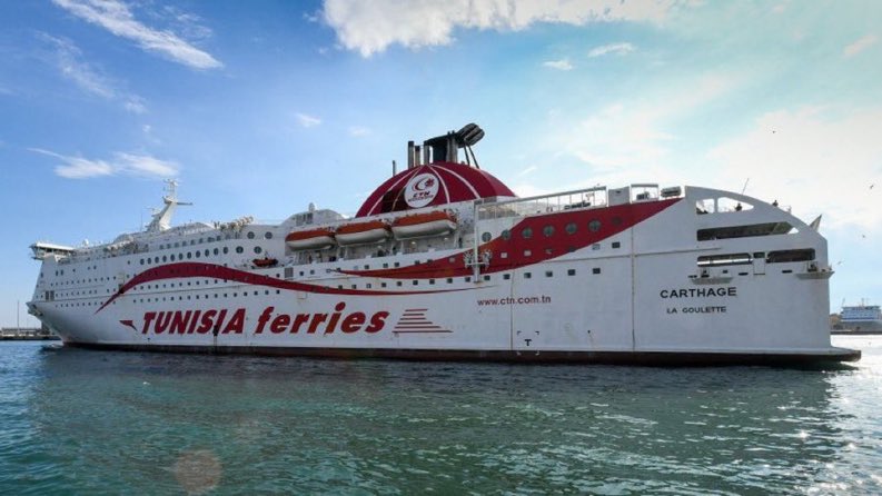 🇹🇳 🇮🇹 | أعلن خفر السواحل الإيطالي عن احتجاز سفينة "قرطاج"، المملوكة للشركة التونسية للملاحة، إداريًا في ميناء جنوة بعد فحص أمني.

▪️ كشف الفحص عن عدة عيوب خطيرة، لا سيما في أنظمة مكافحة الحرائق وسلامة غرفة المحركات. ولن تتمكن سفينة "قرطاج"، العاملة على خط تونس-جنوة، من العودة إلى