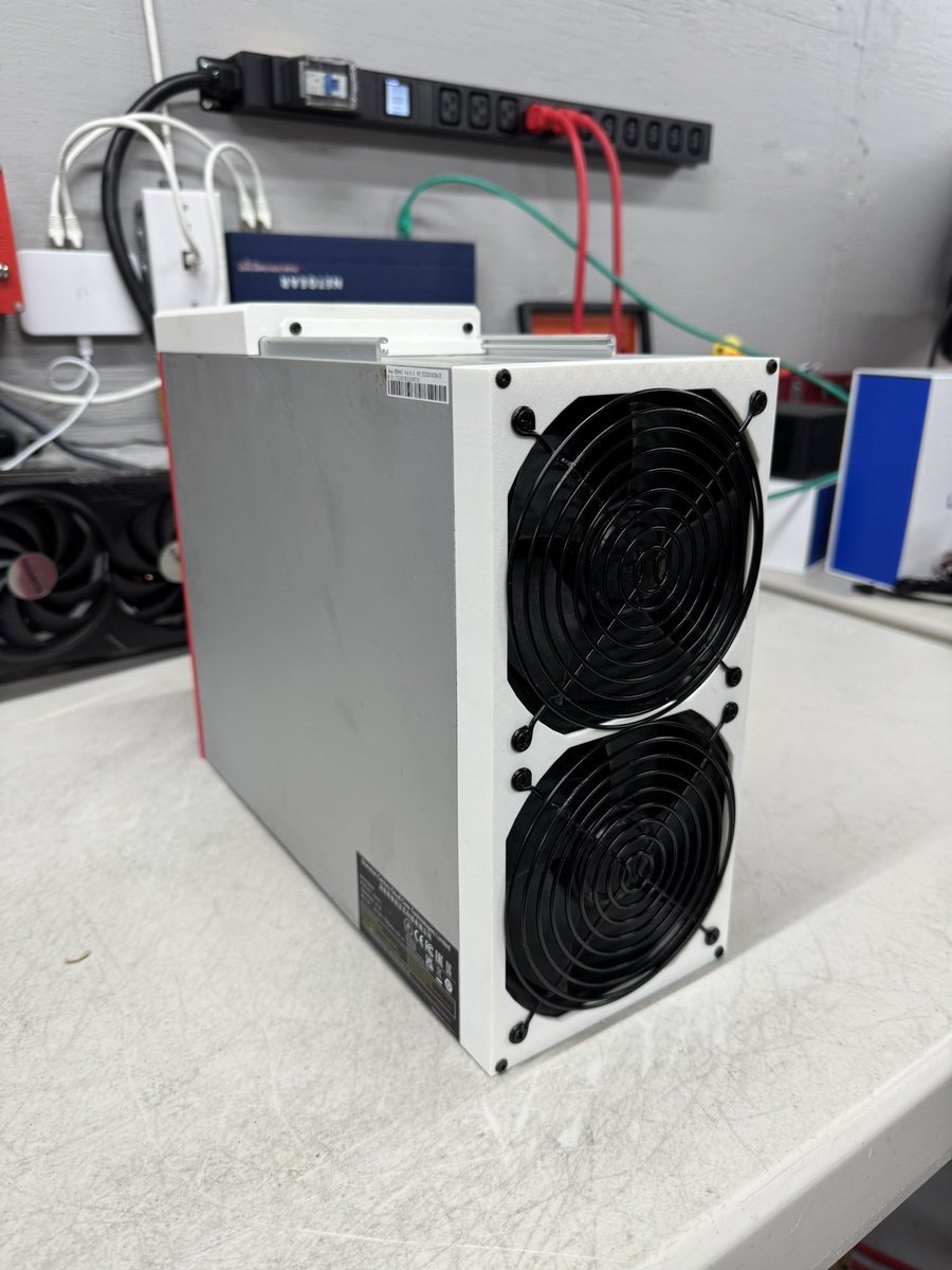 The S19K Pro SLIM by @PlebSource this thing sick! Mining #bitcoin at 20th/s  hashrate at around 550 watts making it suitable for home 120v miners. Video  next week!