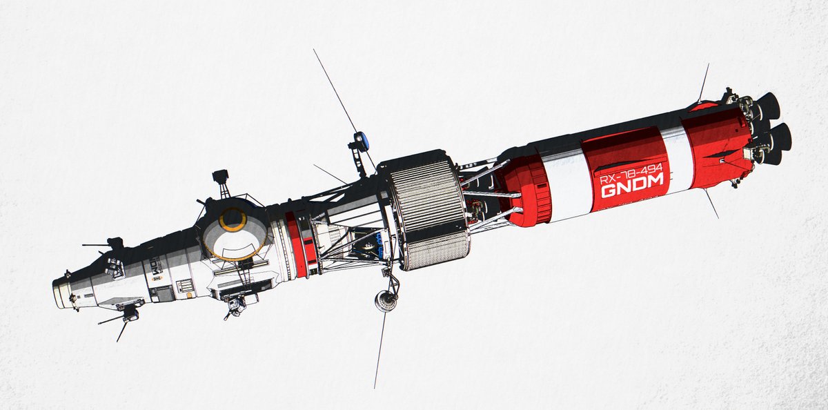 voyager212's tweet image. A colorful space corvette with a large support booster.

It&apos;s also time to finally release my marker illustration node setup for Blender 4.5, works in the 3d viewport with real-time compositing enabled.

More info in thread below.

#blender3d #spaceshiptember  #SST25