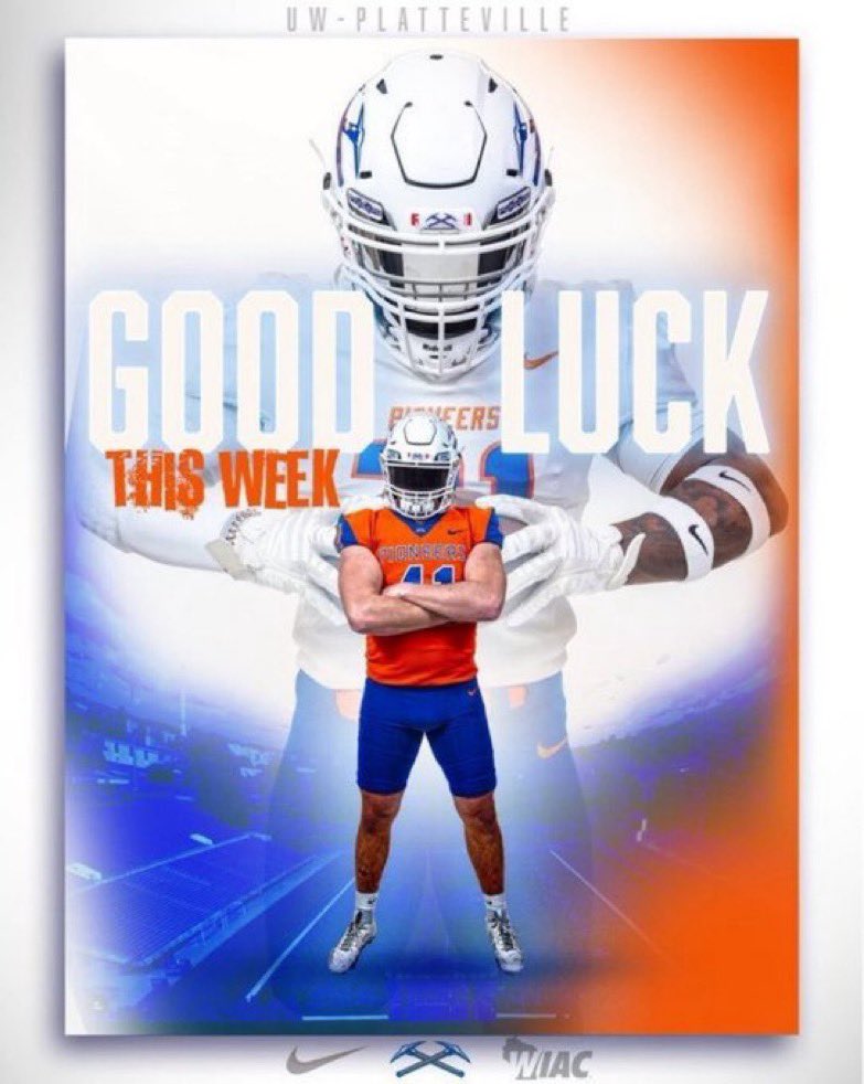 Thank you <a href="/CoachMikeUWPlat/">Michael Alberico</a> <a href="/UWPlattFootball/">UW-Platteville Football</a> for the graphic!