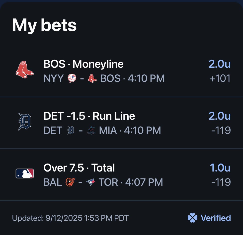 YOLOAPEcoin's tweet photo. $YOLOAPE Friday #mlb picks.

#YOLOAPE #GamblingX  #GamblingTwitter  #SportsBettingX https://t.co/p8RpqBa8lm