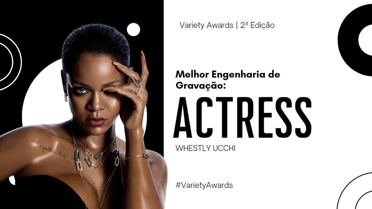 🏆 E o prêmio de Melhor Engenharia de Gravação vai para... “Actress” de Whestly Ucchi!

— Whestly sempre foi uma ótima engenheira, e a cada projeto musical ela consegue se superar. Parabéns!l