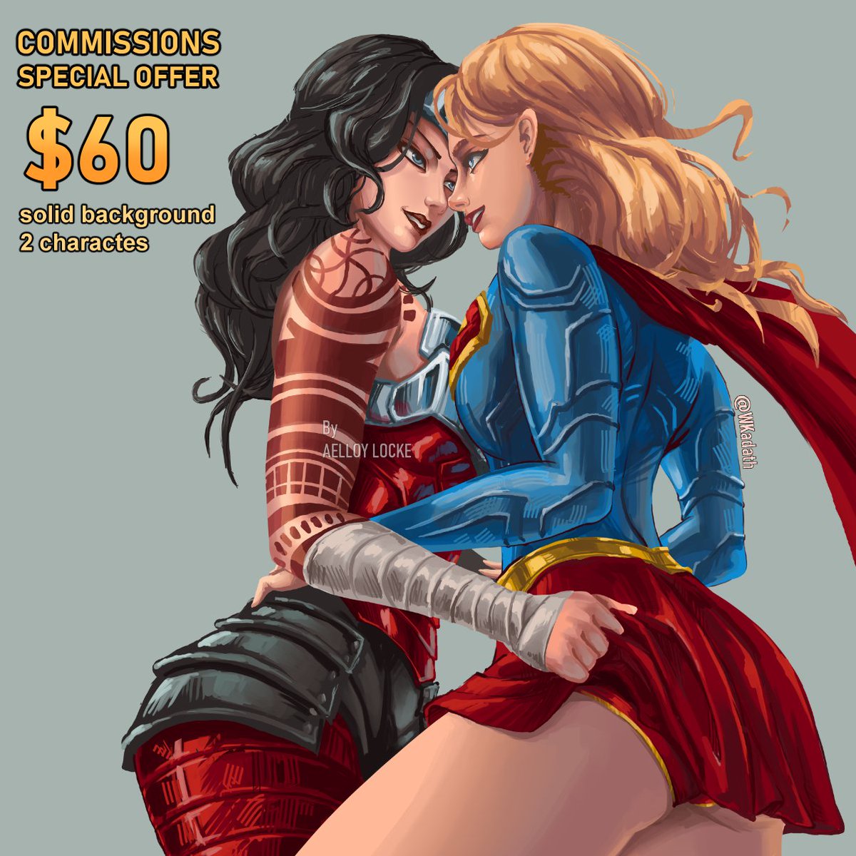 ✨Comms offer✨

Hi friends, thank you all for showing love to my Diana x Kara fan art!

I have 3 slots open for this month

Do you have two characters you'd like to see together?