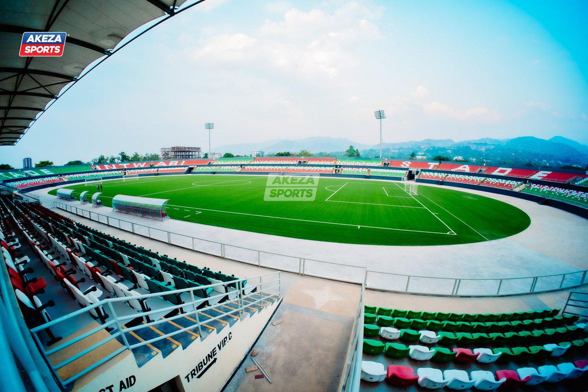 AkezaSports's tweet photo. 🔵 🔴 3 jours, 3 matchs, un seul stade 🏟️

Un week-end bouillant à Bujumbura, le football africain débarque dans la capitale économique . A 9 jours du coup d’envoi, découvrez les images du stade Intwari en mode international. 

🏟️ 🔥 Le stade Intwari va s'enflammer avec trois affiches internationales au programme :

🔹 Vendredi 19 septembre 2025 : Burundi 🇧🇮 U20 vs Zambie 🇿🇲 U20. 

🔹 Samedi 20 septembre 2025 : Flambeau du Centre Fc  vs Al Akdhar . 

🔹 Dimanche 21 septembre 2025 : AIGLE NOIR CLUB SPORTIF  vs ASAS Djibouti 🇩🇯

🗓️ Marquez votre calendrier, les matchs officiels sont de retour au stade Intwari après presque 4 ans.