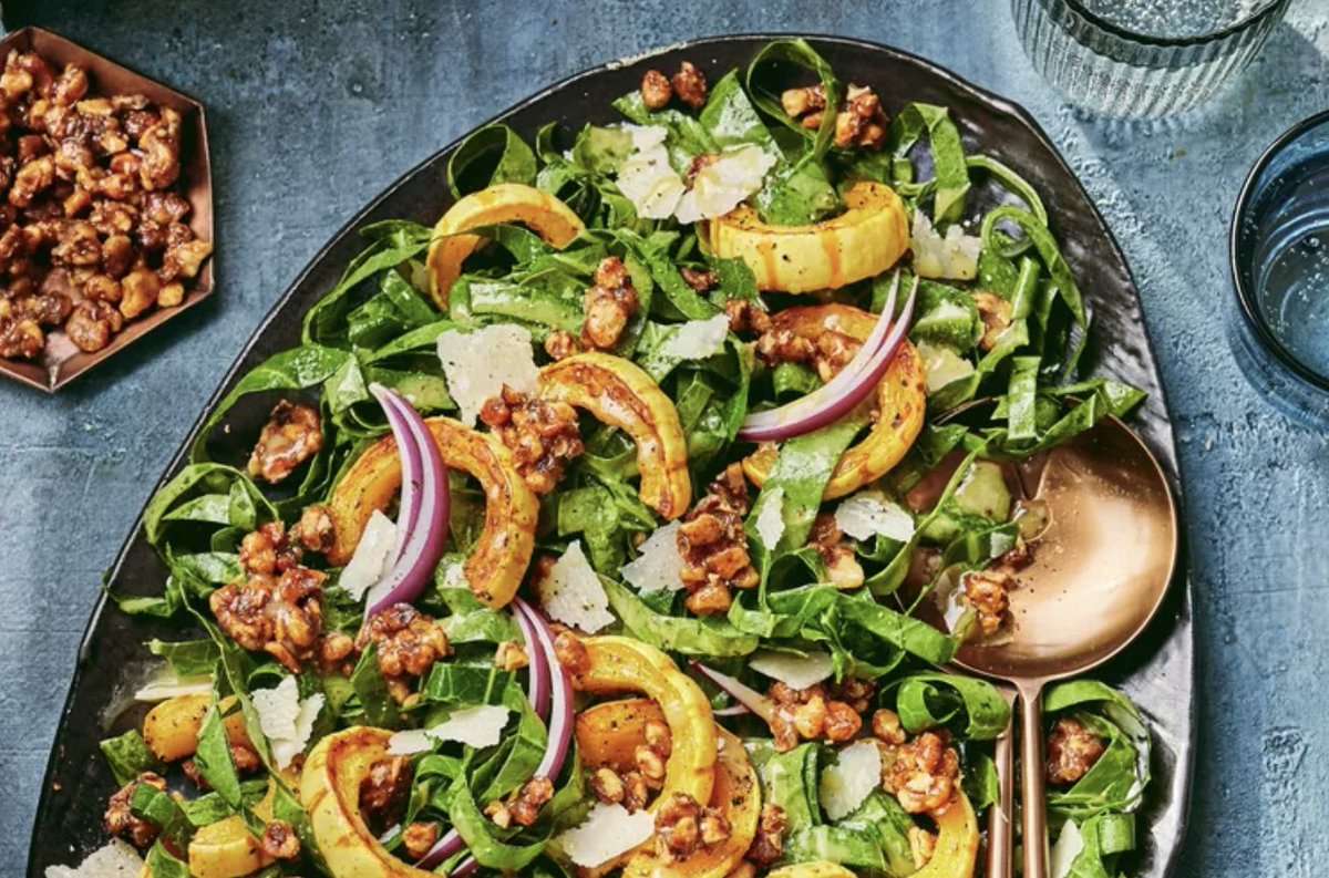 Black Walnuts are a <a href="/Southern_Living/">Southern Living</a> approved ingredient!  Said to be "the defining ingredient in anything they make their way into".  Like this delicious Fall Salad w/ Candied #BlackWalnuts: southernliving.com/fall-salad-wit…

#fallrecipe #fallflavors #southernliving #healthyeating