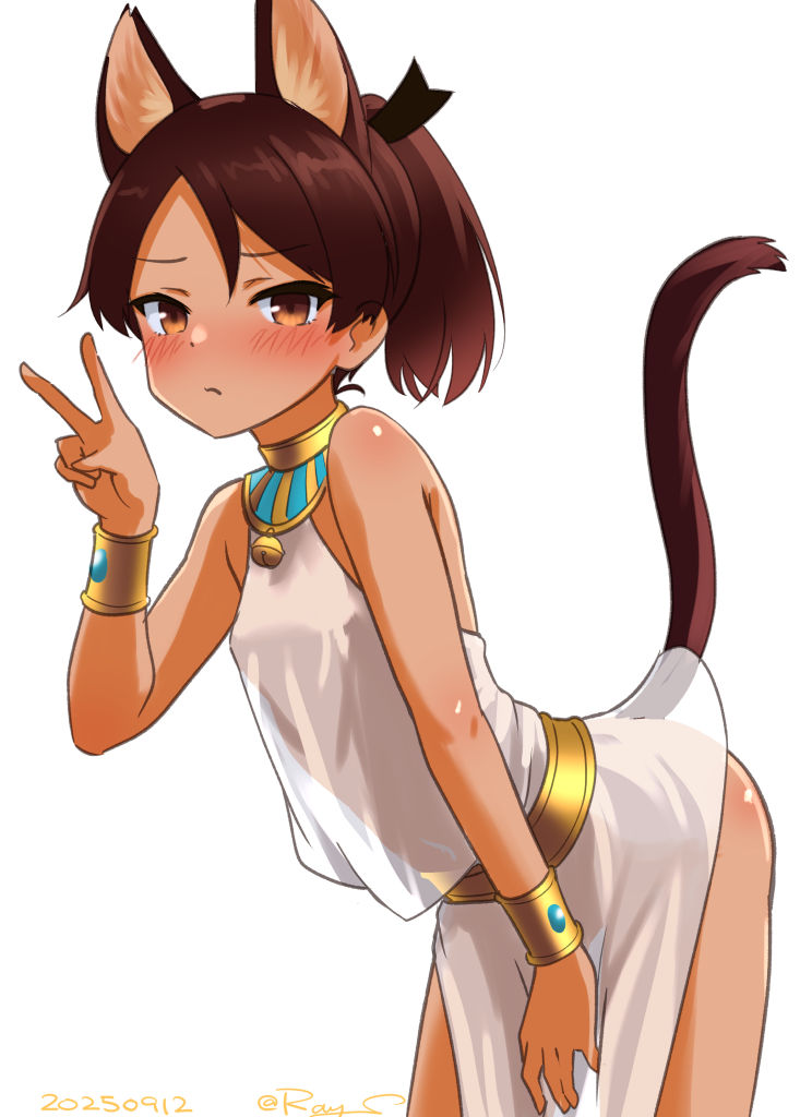 敷波(艦これ) 「褐色エジプトしきにゃみ #艦これ版深夜の真剣お絵描き60分一本勝負 #艦これ版真」|Ray.Sのイラスト