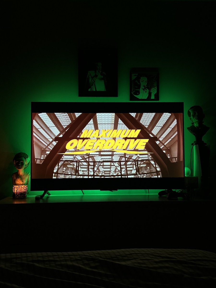 BarelyAshley's tweet image. Podcast homework. 🎙️📝

#MaximumOverdrive