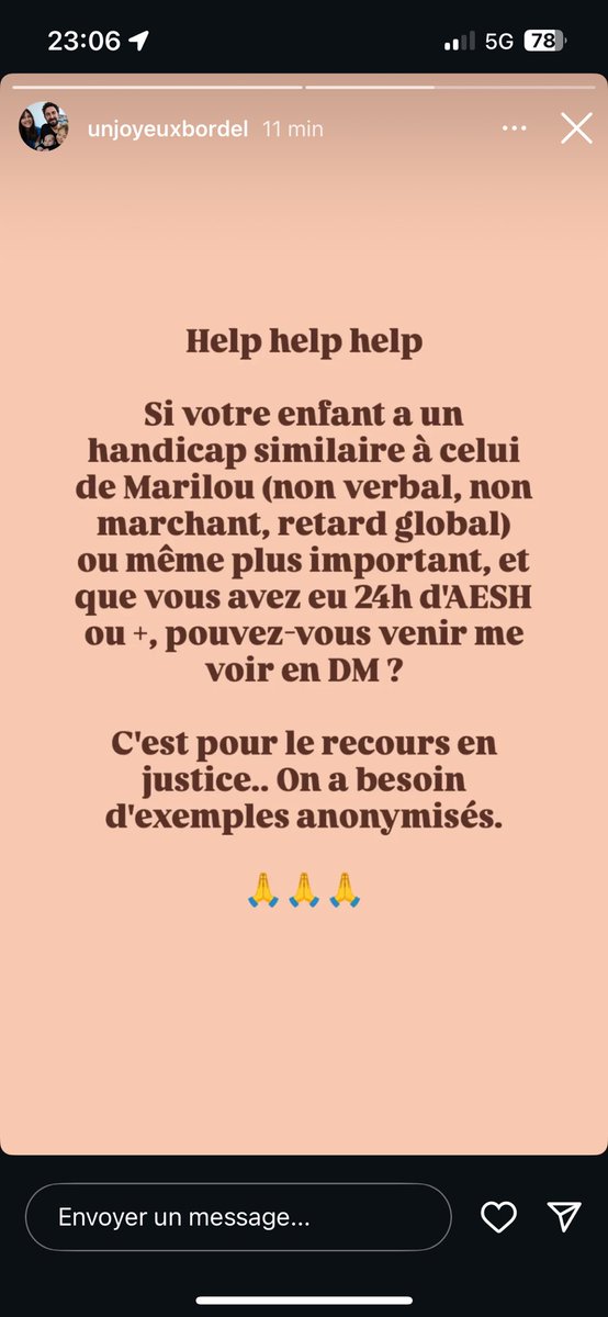 Appel à témoins #handicap #enfants #AESH #allkidsallcoolkids