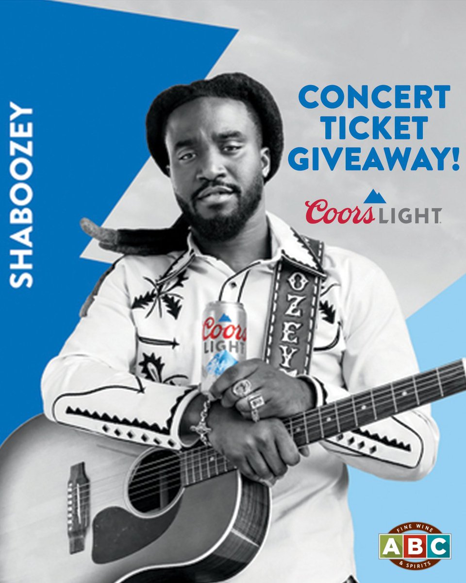 🎸 GIVEAWAY 🤠

Enter for the chance to win 2 tickets to a <a href="/ShaboozeysJeans/">Shaboozey</a> concert of your choice, courtesy of <a href="/CoorsLight/">Coors Light</a>. 1 lucky winner will receive a pair of tickets to the concert of their choosing at any of the venues listed below.

ENTER HERE 👇
instagram.com/p/DOhEA1YDzTb/…