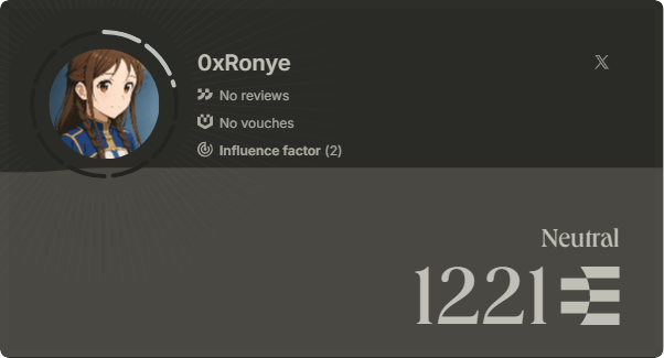 0xRonye's tweet photo. Check out @0xRonye's @ethos_network profile.

https://t.co/JBjr8sS7OF https://t.co/QJ16aLwj8S