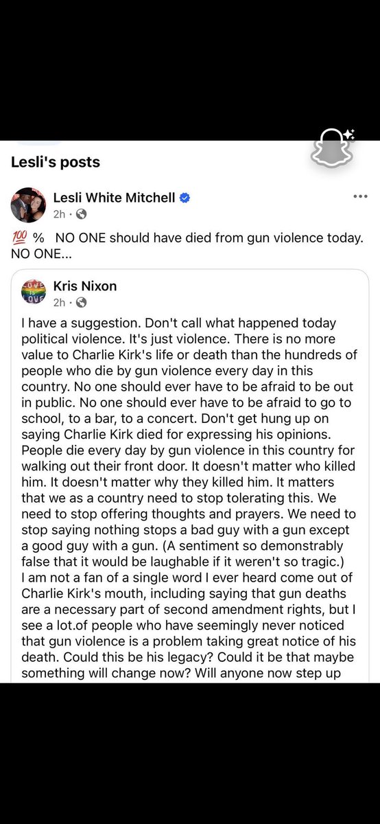 ChiefTrumpster's tweet image. Meet Lesli Mitchell. 

She works at Great Southwest Equestrian Center, Texas Rose Horse Park, and Southbound Show Management 

She’s minimizing Kirk’s death and doesn’t want you to call Kirk’s political assassination political violence. 

Shame on her. 

Contact info ⬇️