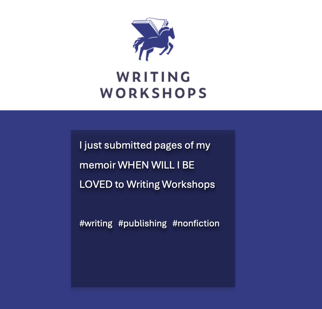 MichaelJortner's tweet photo. @WritingWorkshps is doing their NYC Publishing Workshop in April and I just applied with pages of my gay coming-of-age memoir WHEN WILL I BE LOVED - would be so awesome to get in! 😘 #publishing #writingcommunity #booksbooksbooks #networking #authorlife https://t.co/kBAXpQtDey
